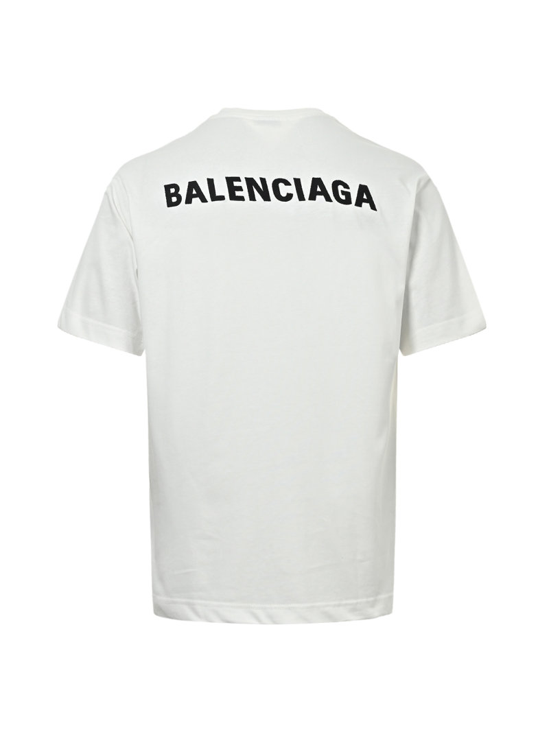 Balenciaga White Logo T-Shirt view