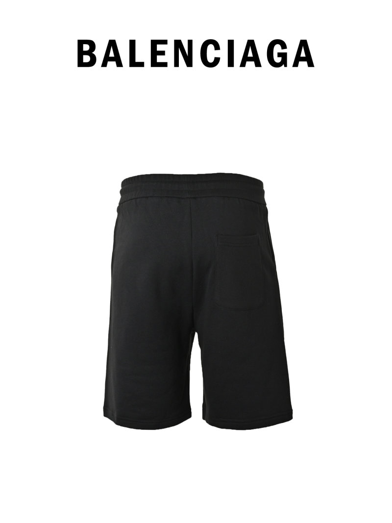Balenciaga Black Logo Shorts view