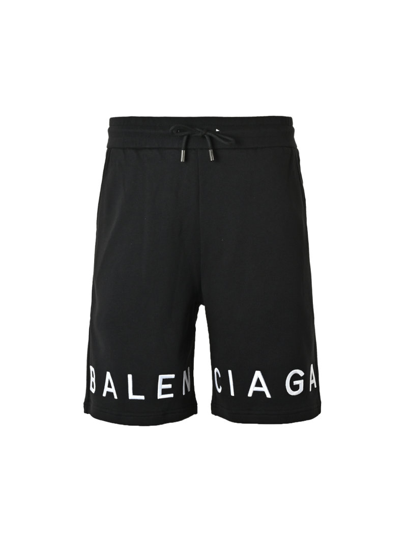 Balenciaga Black Logo Shorts view