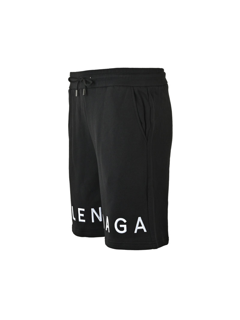 Balenciaga Black Logo Shorts view