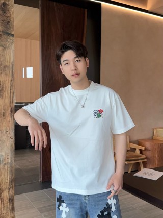 Chrome Hearts Rose Logo White T-Shirt