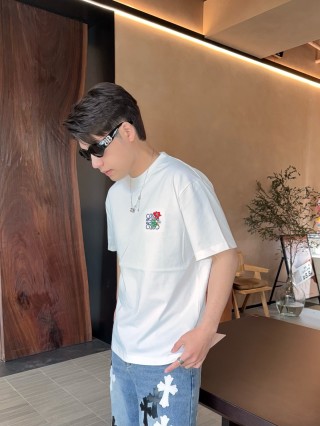 Chrome Hearts Rose Logo White T-Shirt view 2