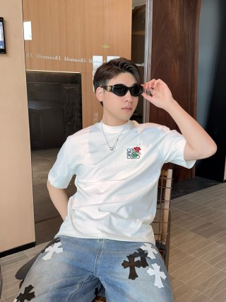 Chrome Hearts Rose Logo White T-Shirt view 3