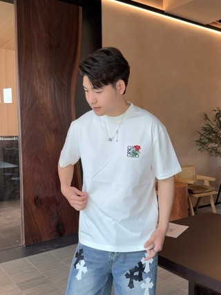 Chrome Hearts Rose Logo White T-Shirt view 7