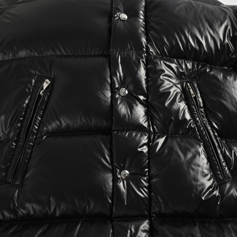 Burberry Beige Quilted Down Puffer Jacket with Detachable Sleeves view