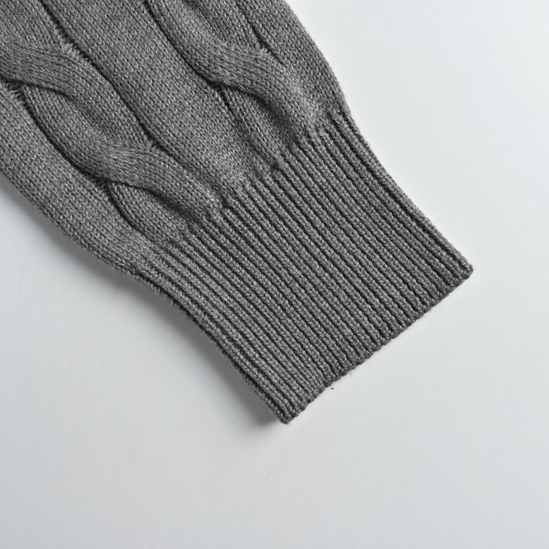 Black Quilted Zip Cardigan view