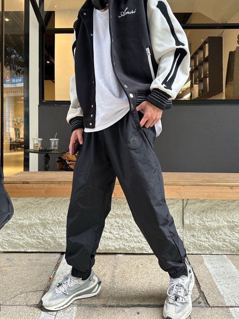 Moncler Black Nylon Cargo Pants
