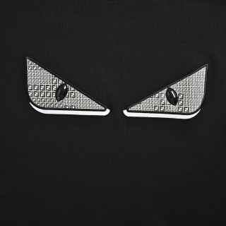Fendi Monster Eyes Black T-Shirt view 4