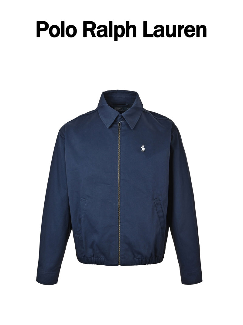 Ralph Lauren Navy Harrington Jacket view