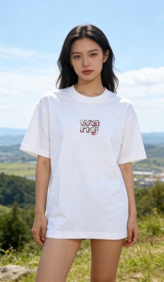 White Oversized Graphic Print T-Shirt