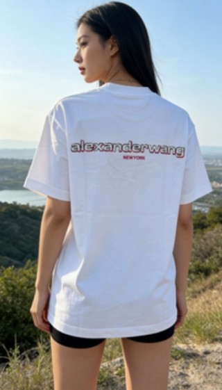 White Oversized Graphic Print T-Shirt view 3