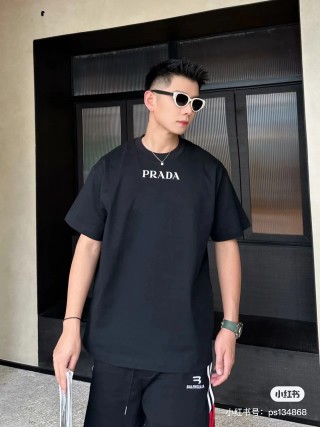 Prada Black Logo T-Shirt view 3