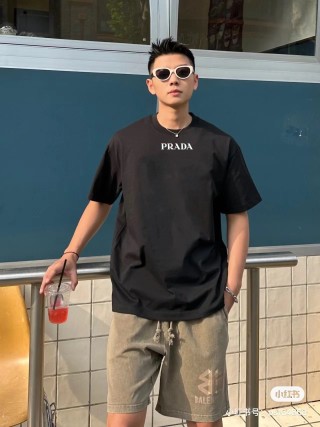 Prada Black Logo T-Shirt view 4