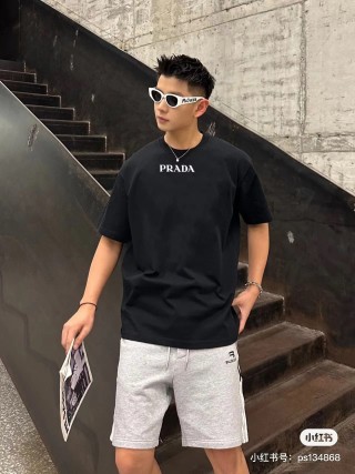 Prada Black Logo T-Shirt view 5