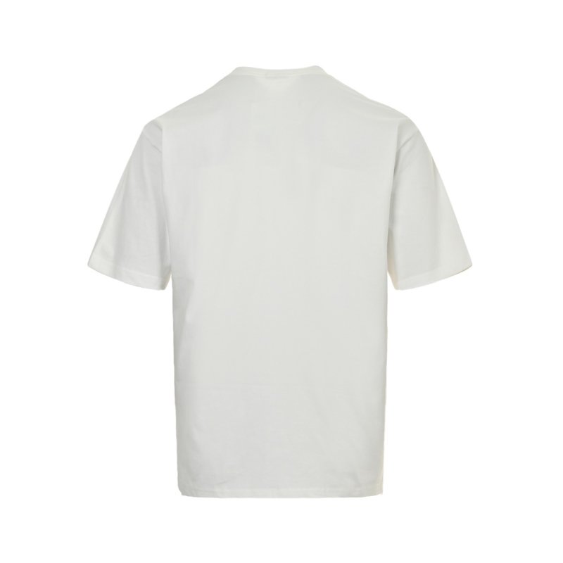 Burberry Colorblock White T-Shirt with Graphic Print view