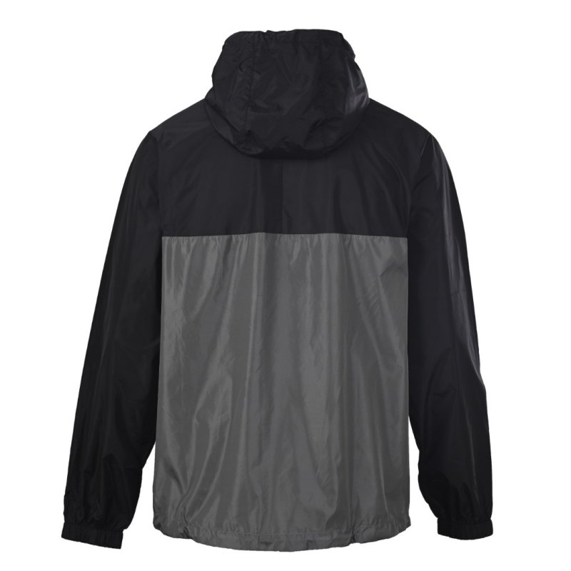 Prada Black & Grey Nylon Windbreaker Jacket view