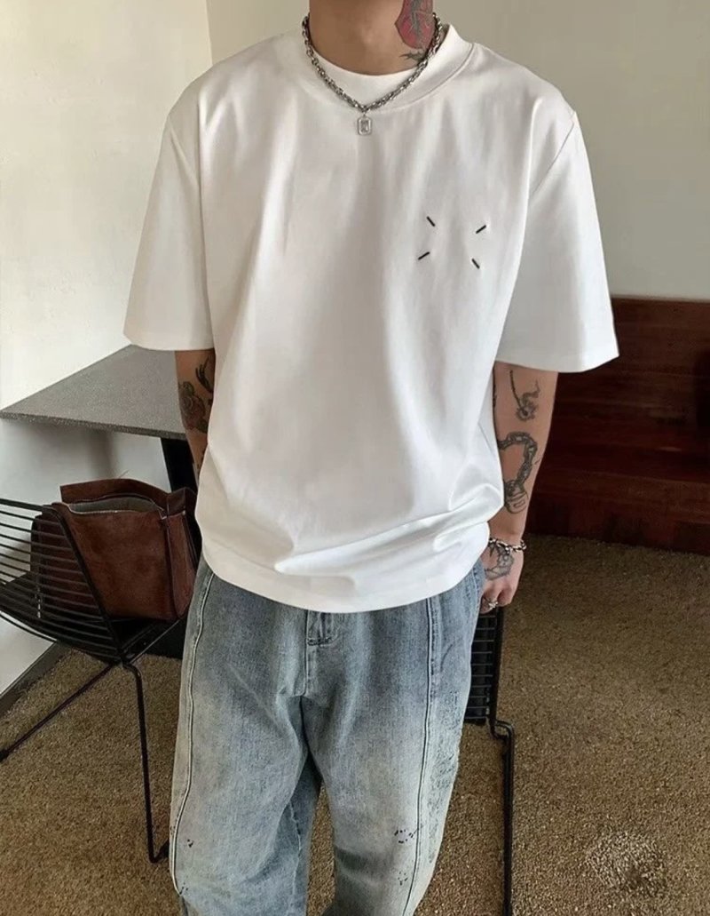 White Oversized Graphic Print T-Shirt view