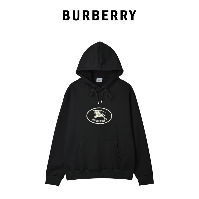 Burberry Black Logo Hoodie view