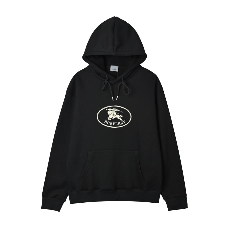 Burberry Black Logo Hoodie view