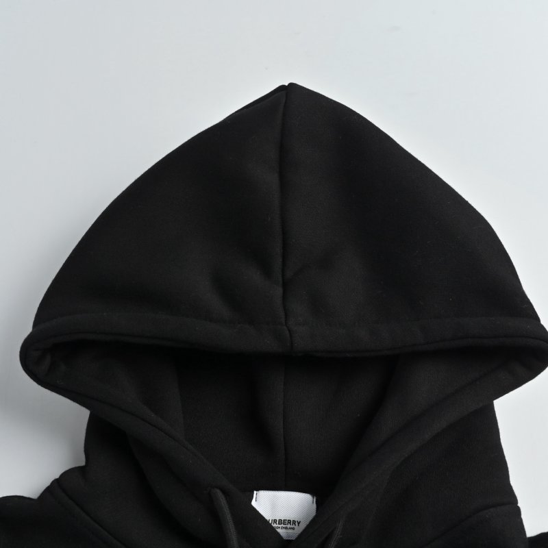 Burberry Black Logo Hoodie view