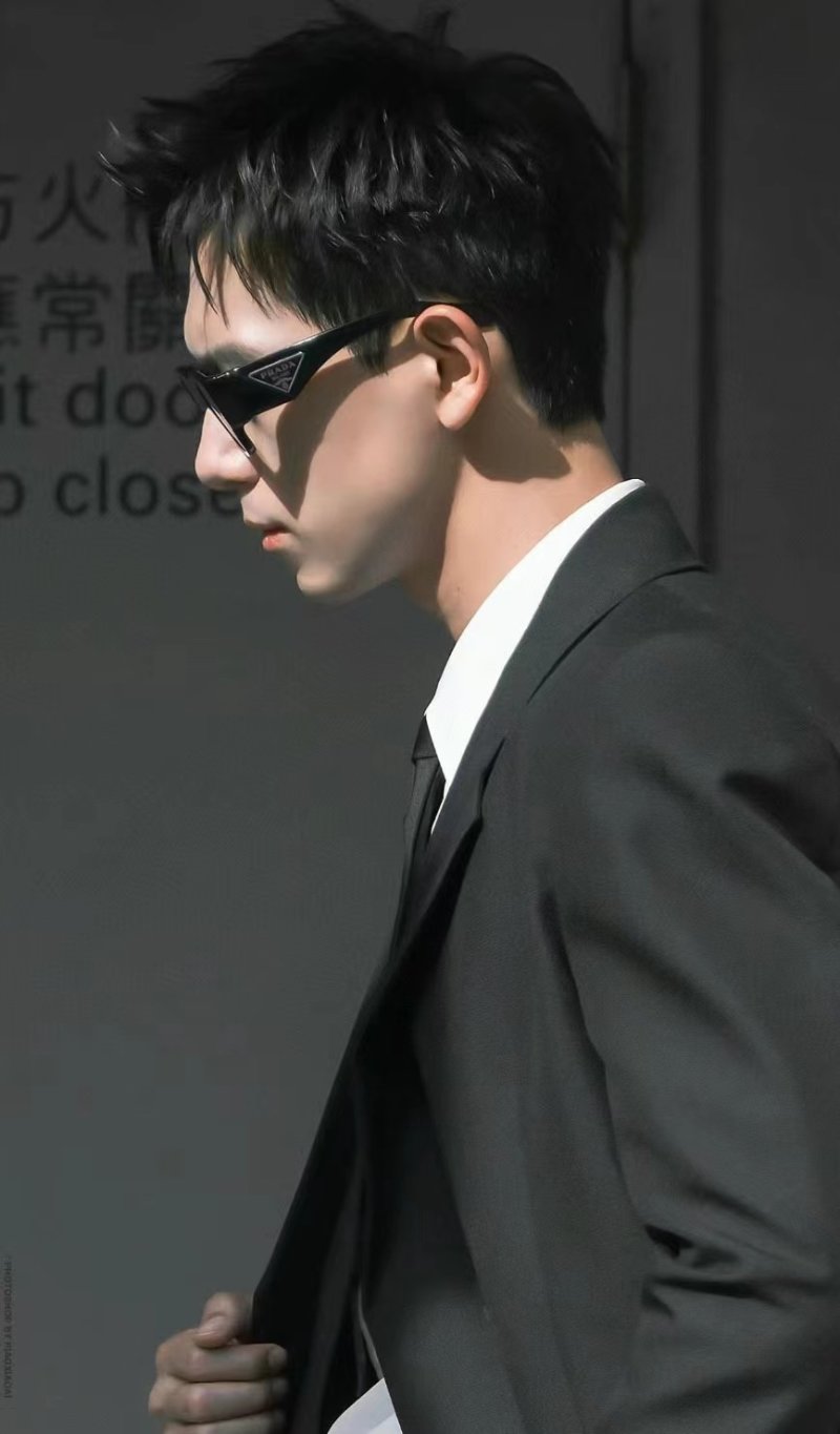 Prada Triangle Logo Black Sunglasses view