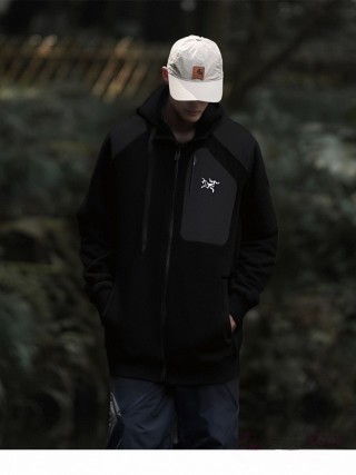 Arc'teryx Black Hooded Technical Jacket view 2