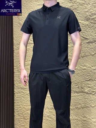 Arc'teryx Seamless Ice-Silk Polo Shirt Black