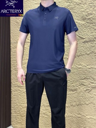 Arc'teryx Seamless Ice-Silk Polo Shirt Black view 2