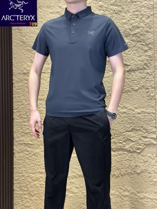 Arc'teryx Seamless Ice-Silk Polo Shirt Black view 3