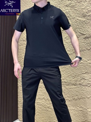 Arc'teryx Seamless Ice-Silk Polo Shirt Black view 6