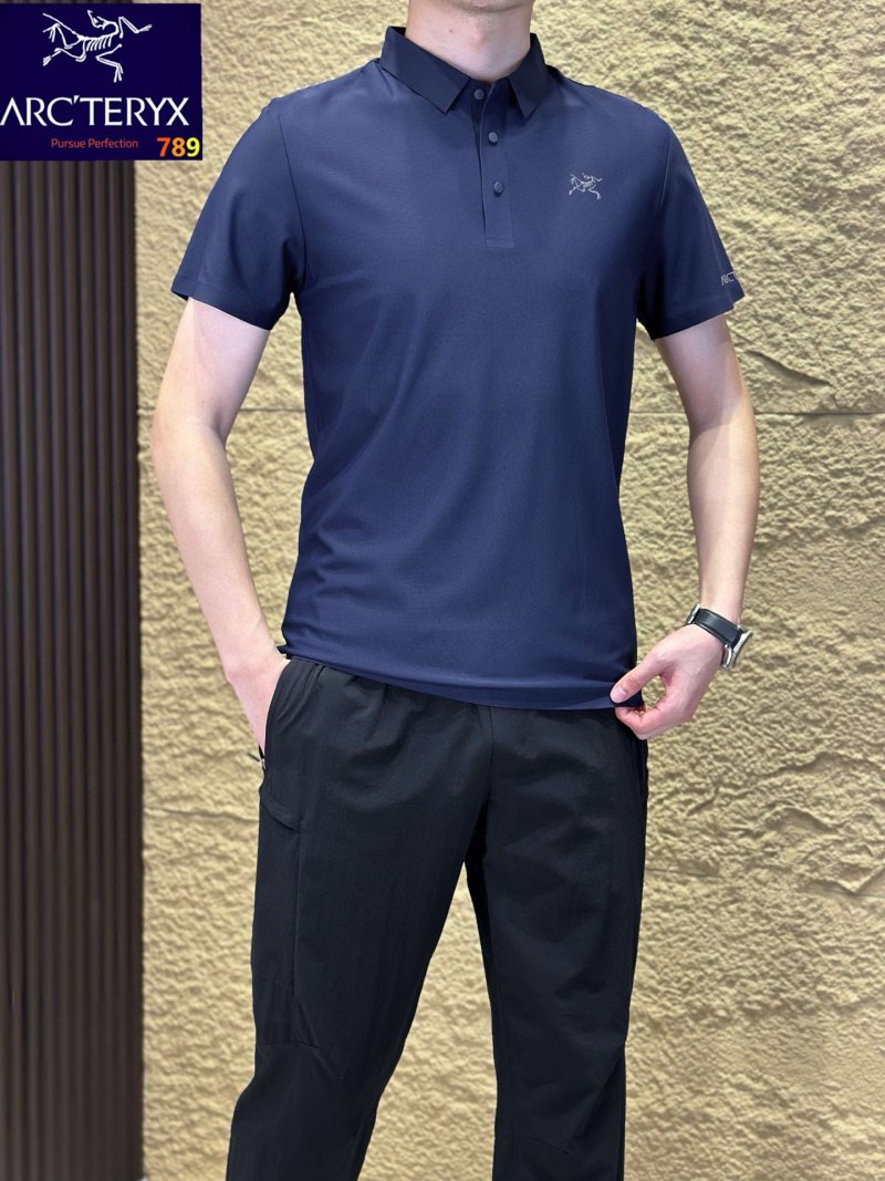 Arc'teryx Seamless Ice-Silk Polo Shirt Black view