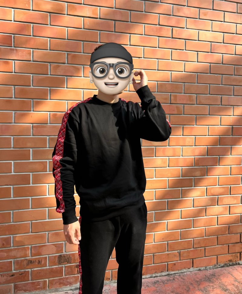 Black Red Checkered Sleeve Hoodie Sweatshirt view