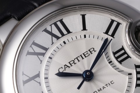 Cartier Ballon Bleu 33mm White Dial Automatic Watch view 4