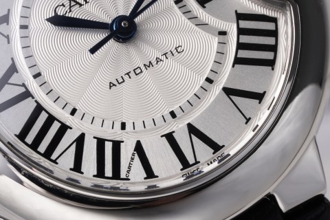 Cartier Ballon Bleu 33mm White Dial Automatic Watch view 5