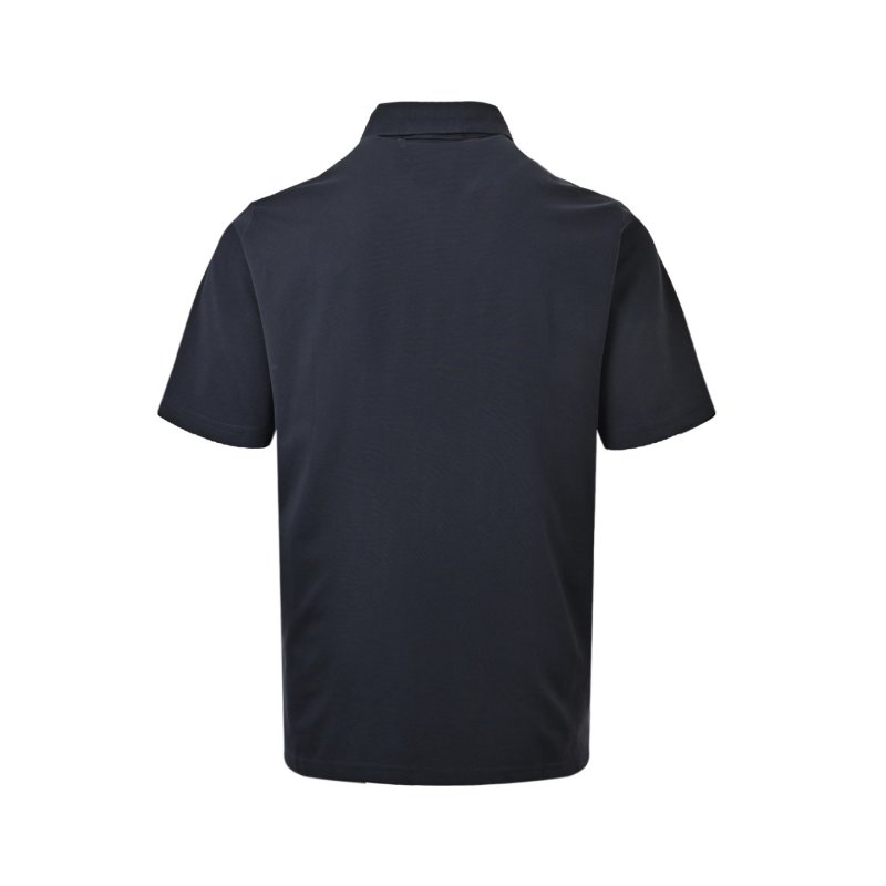 Burberry Navy Short-Sleeve Polo Shirt view