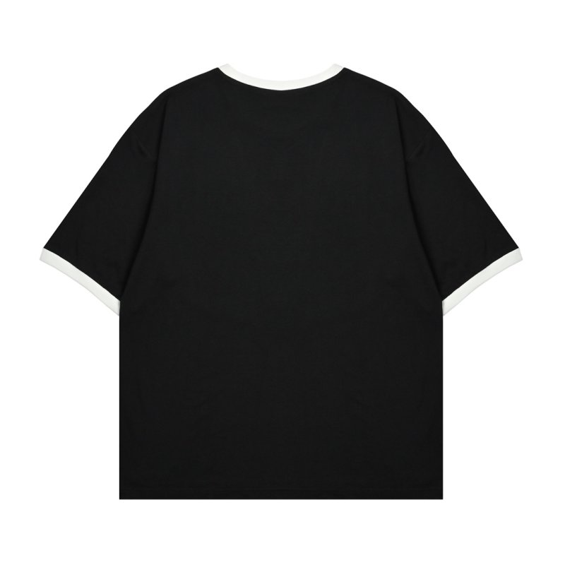 Miu Miu Black Contrast Trim Logo T-Shirt view