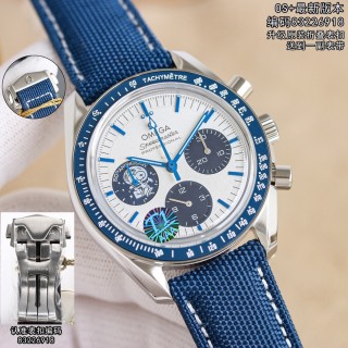 Omega Speedmaster Snoopy 50th Anniversary Chronograph 42mm view 2