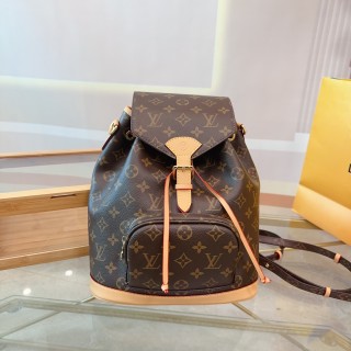 Louis Vuitton Monogram Canvas Backpack Brown