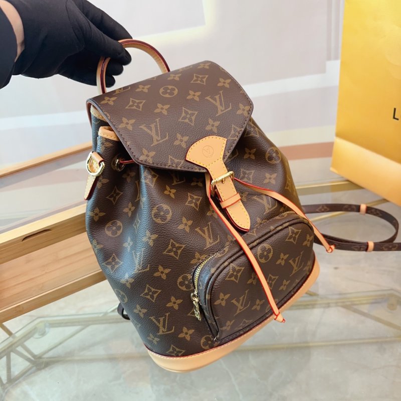 Louis Vuitton Monogram Canvas Backpack Brown view
