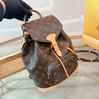 Louis Vuitton Monogram Canvas Backpack Brown view 2