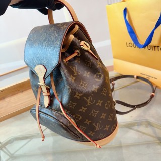 Louis Vuitton Monogram Canvas Backpack Brown view 4