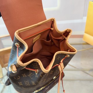 Louis Vuitton Monogram Canvas Backpack Brown view 9