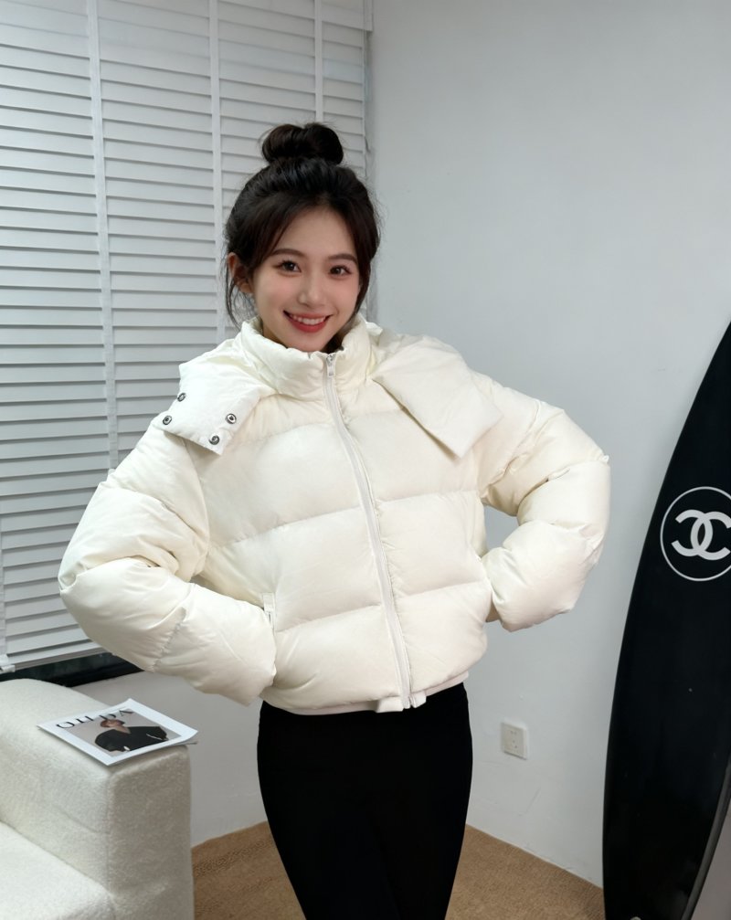Alo Yoga Brown Puffer Down Jacket view