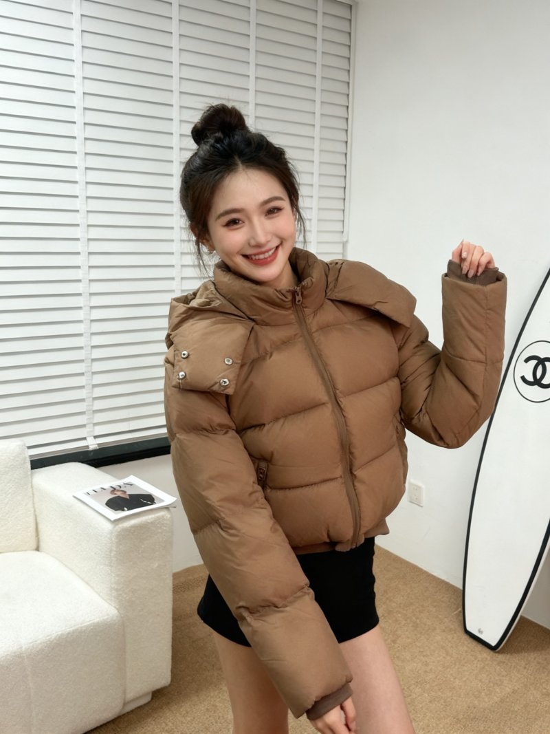 Alo Yoga Brown Puffer Down Jacket view