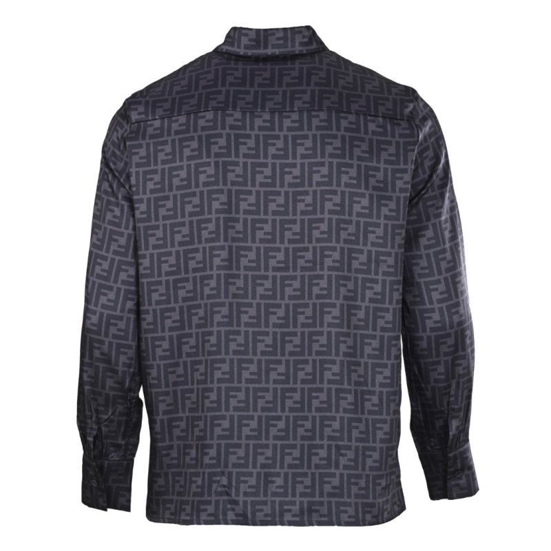 Fendi Monogram Jacquard Shirt Black view
