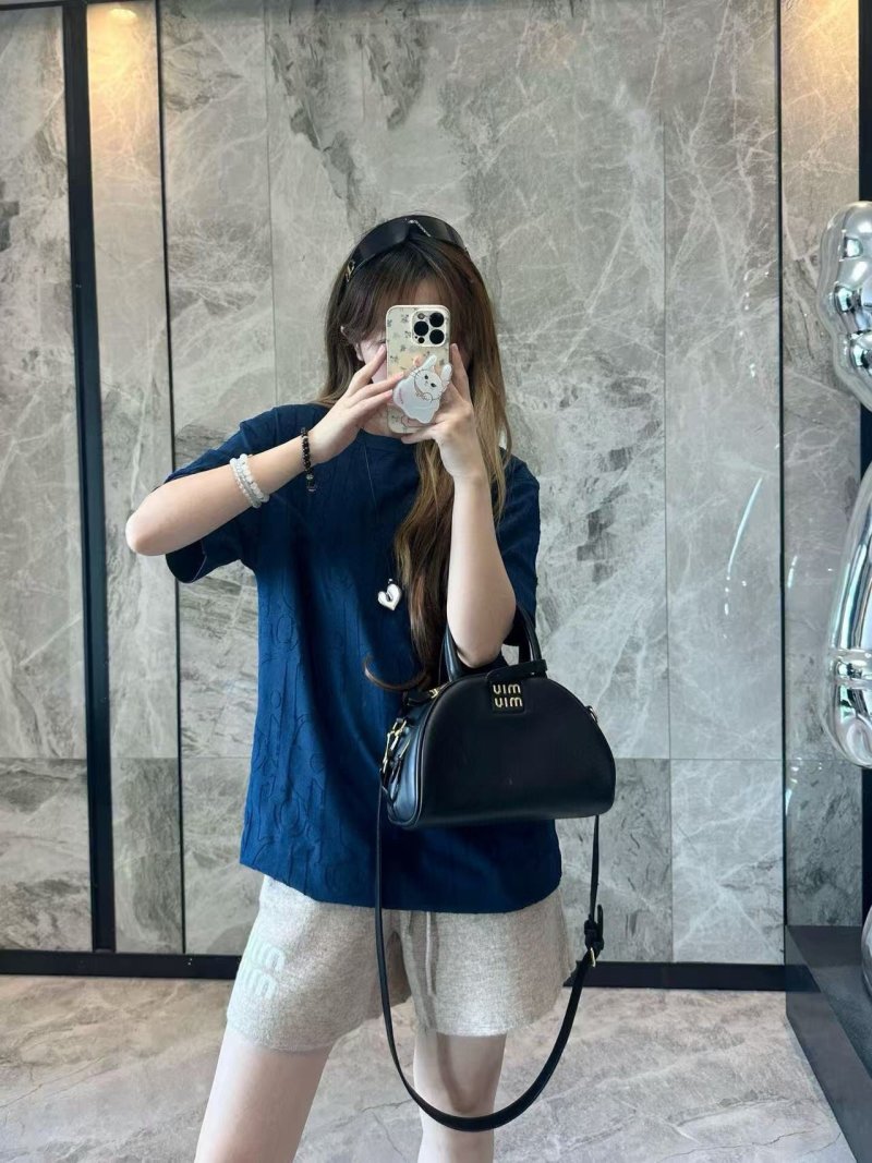 Navy Blue Oversized Short Sleeve T-Shirt view