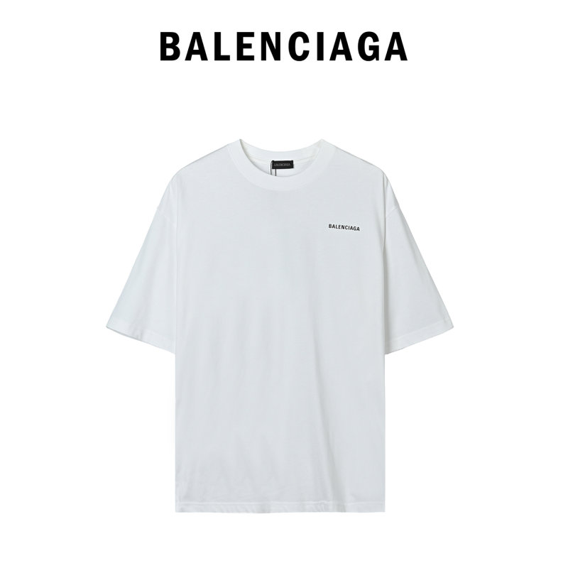 Balenciaga White Logo T-Shirt view