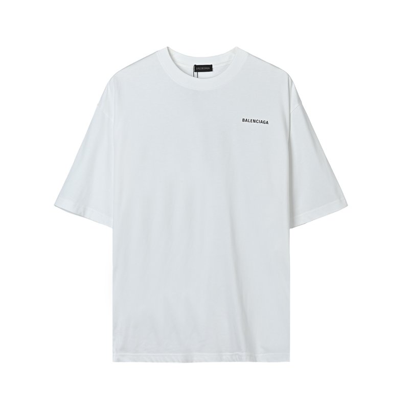 Balenciaga White Logo T-Shirt view