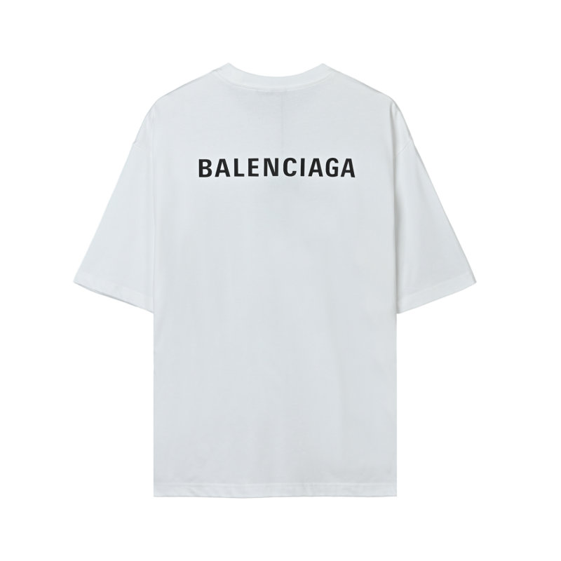 Balenciaga White Logo T-Shirt view