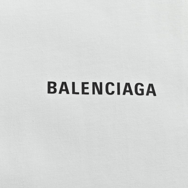 Balenciaga White Logo T-Shirt view
